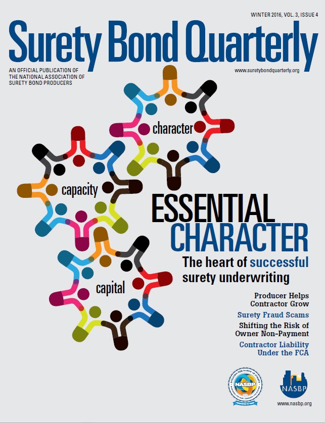 Summer 2014 Spring 2018 Surety Bond Quarterly Issues Surety Bond