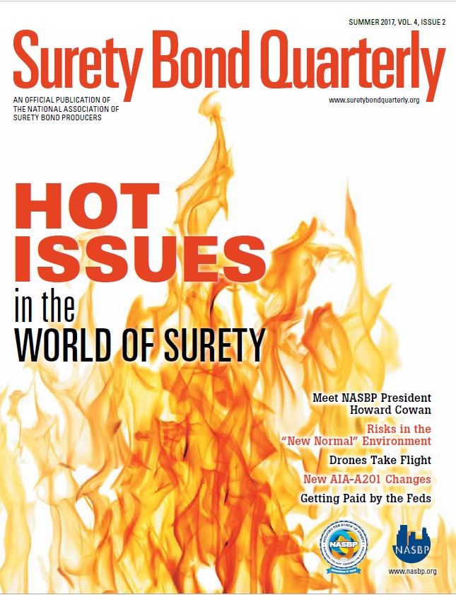Summer 2014 Spring 2018 Surety Bond Quarterly Issues Surety Bond
