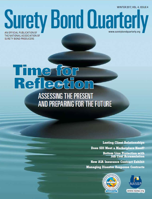 Summer 2014 Spring 2018 Surety Bond Quarterly Issues Surety Bond